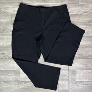 Chico's Black Pull On High Rise Ponte Knit Straight Leg Pants sz 2.5 (size 14)